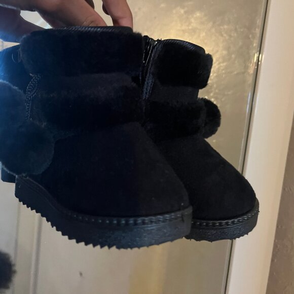 toddler black indoor boots - Picture 2 of 5